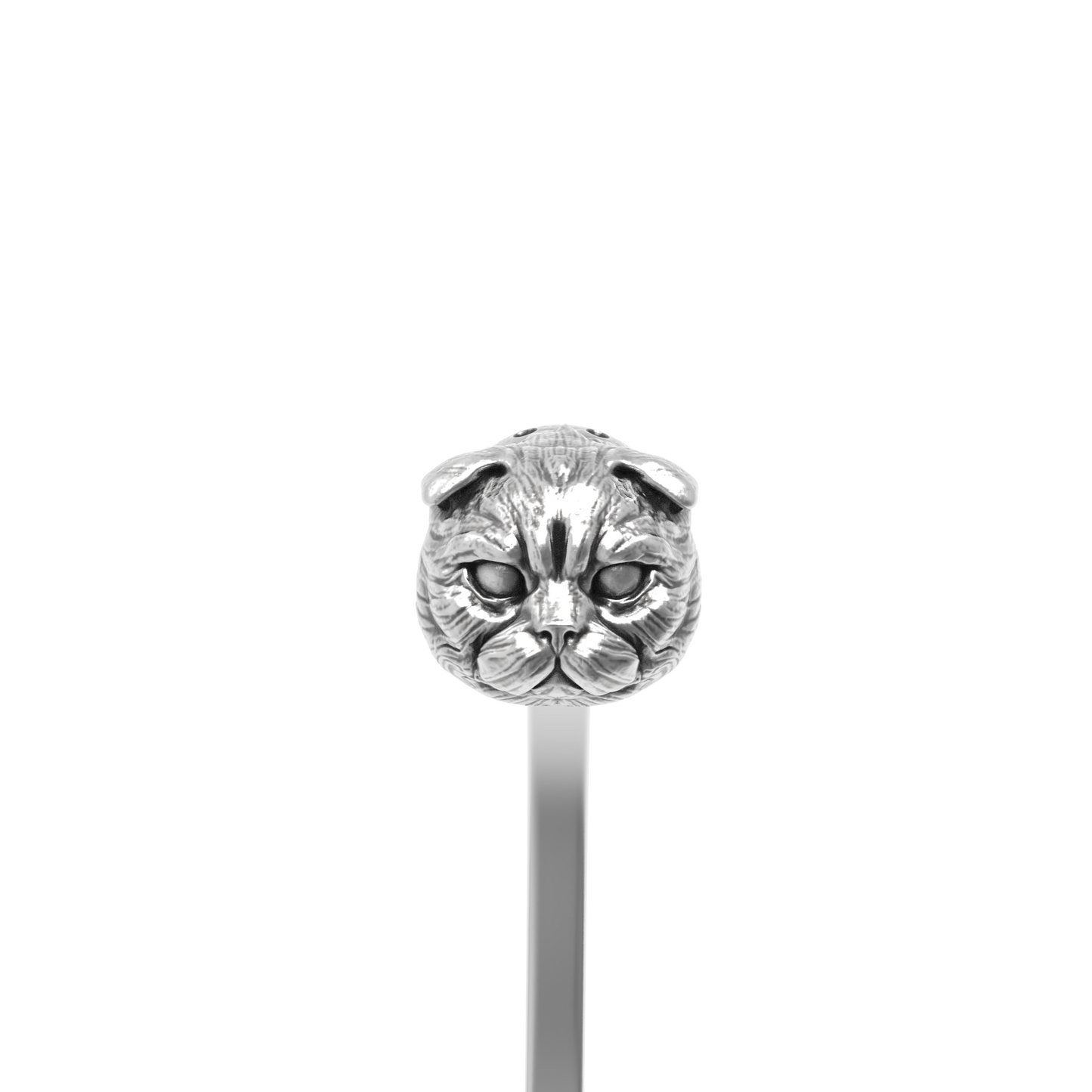 Embout Chat Scottish | Scottish Cat Bead