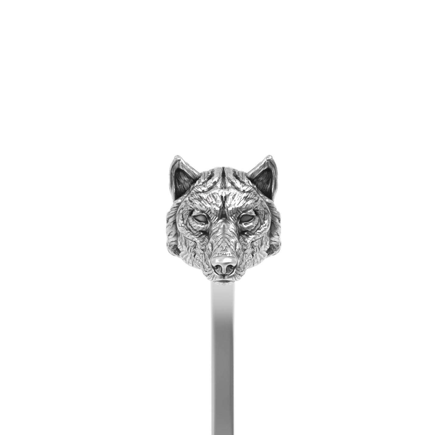 Embout Loup paisible | Peaceful Wolf Bead