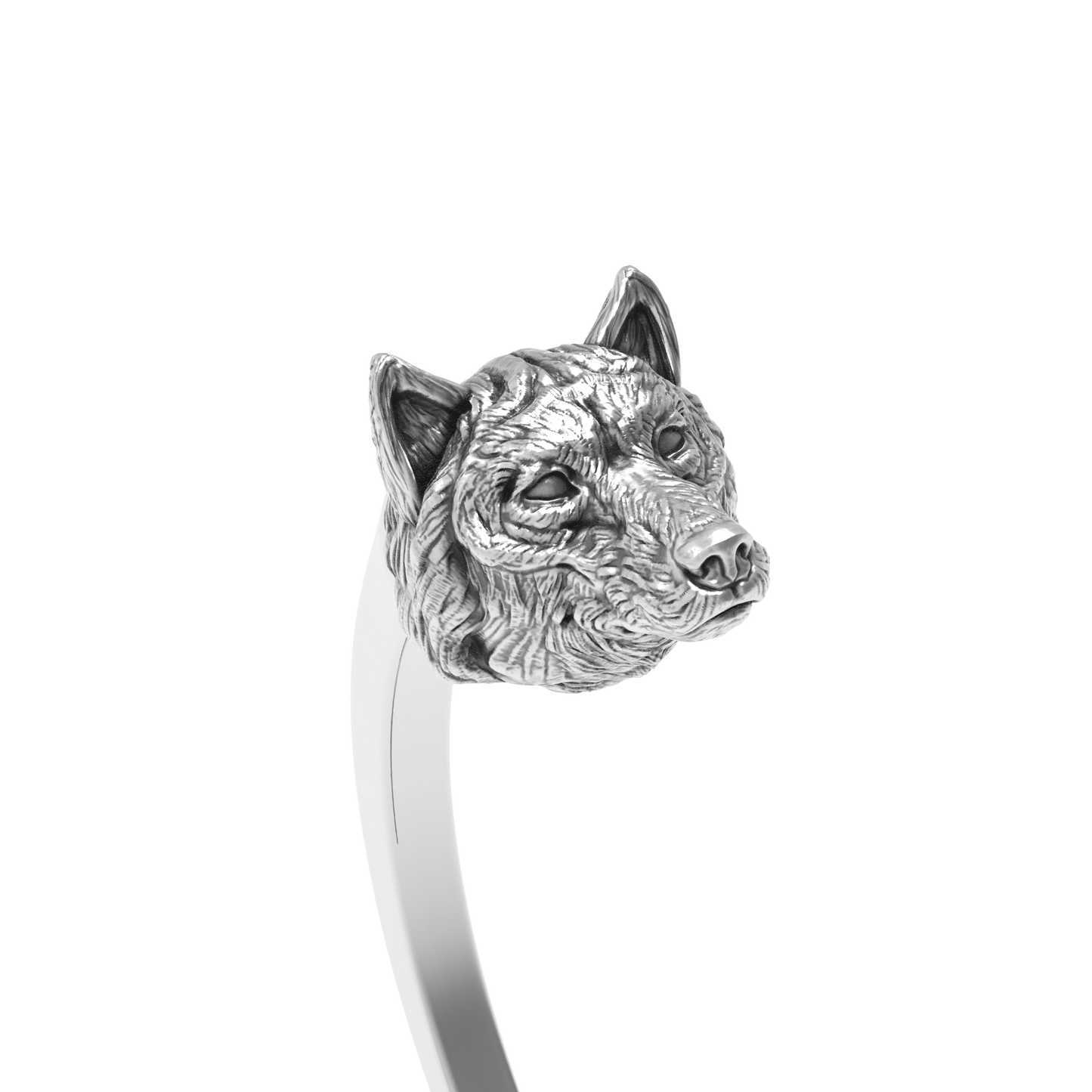 Embout Loup paisible | Peaceful Wolf Bead