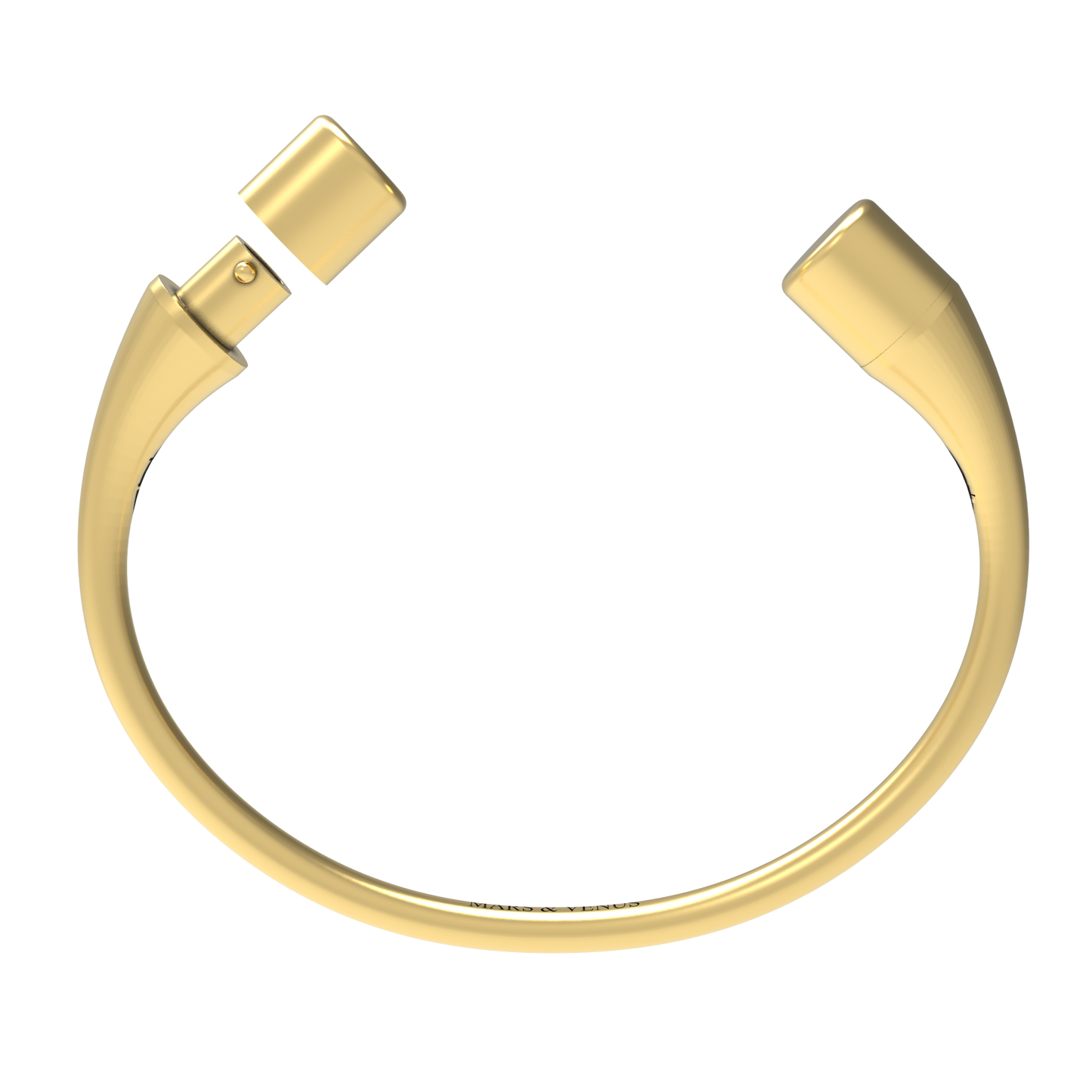 Jonc rond argent massif